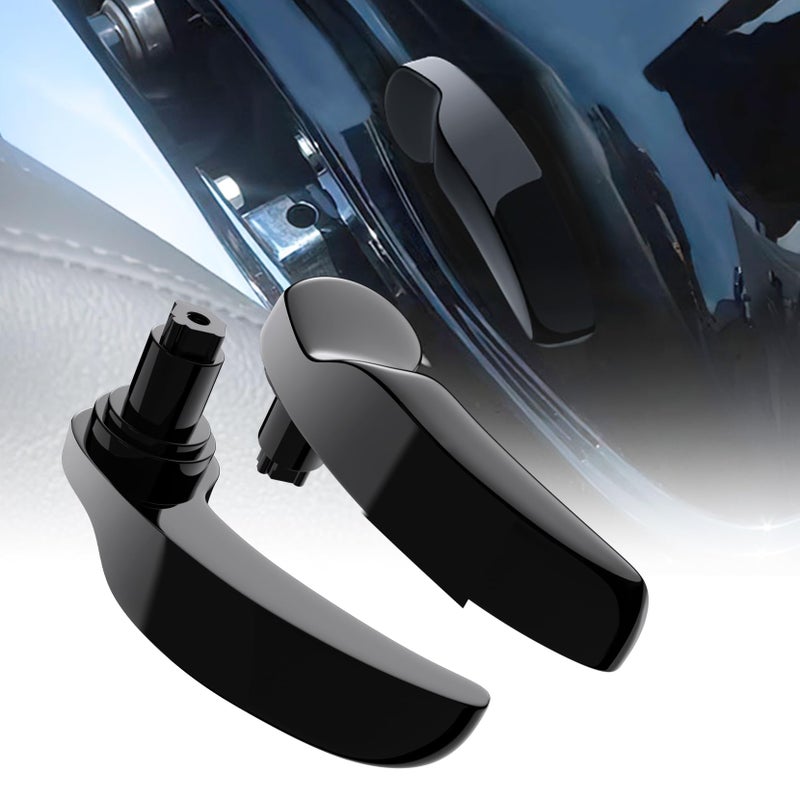 PBYMT Saddle Bag Latches Kit Steel Saddlebag Lid Lifters Handle Lever Fit for Harley Touring Road King Street Glide Electra Glide Ultra Limited 2014-2024 - Image 1